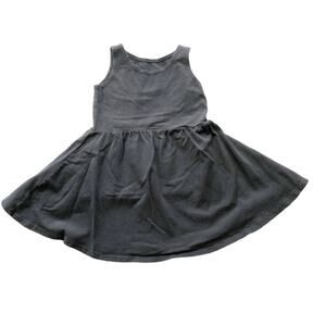 June & January Charcoal Tank Swing Dress